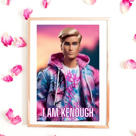 Ken I Am Kenough Poster 11x17 Poster Great Gift for the Ken & Barbie Fans - Picture 2 of 3